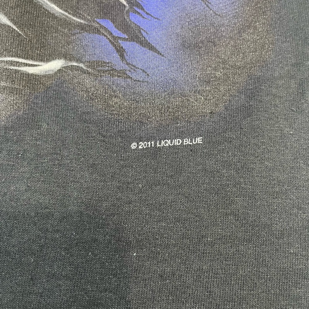 Liquid Blue Black Skull Reaper Men’s Sz M New - Picture 3 of 6